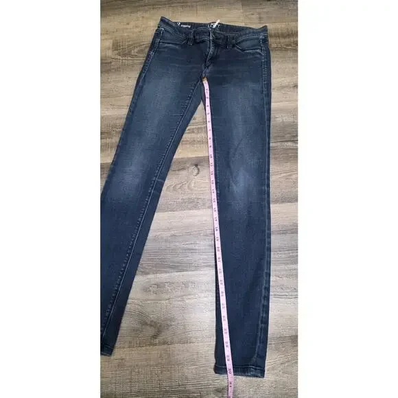 Ann Taylor LOFT Jeans Women’s Size 2 Blue High Rise Legging Denim Stretchy Pants - Picture 7 of 11